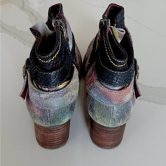 Spring Step L’ Artiste Shazam Multicolored Booties Size 36 US 5.5-6 - Picture 8 of 11